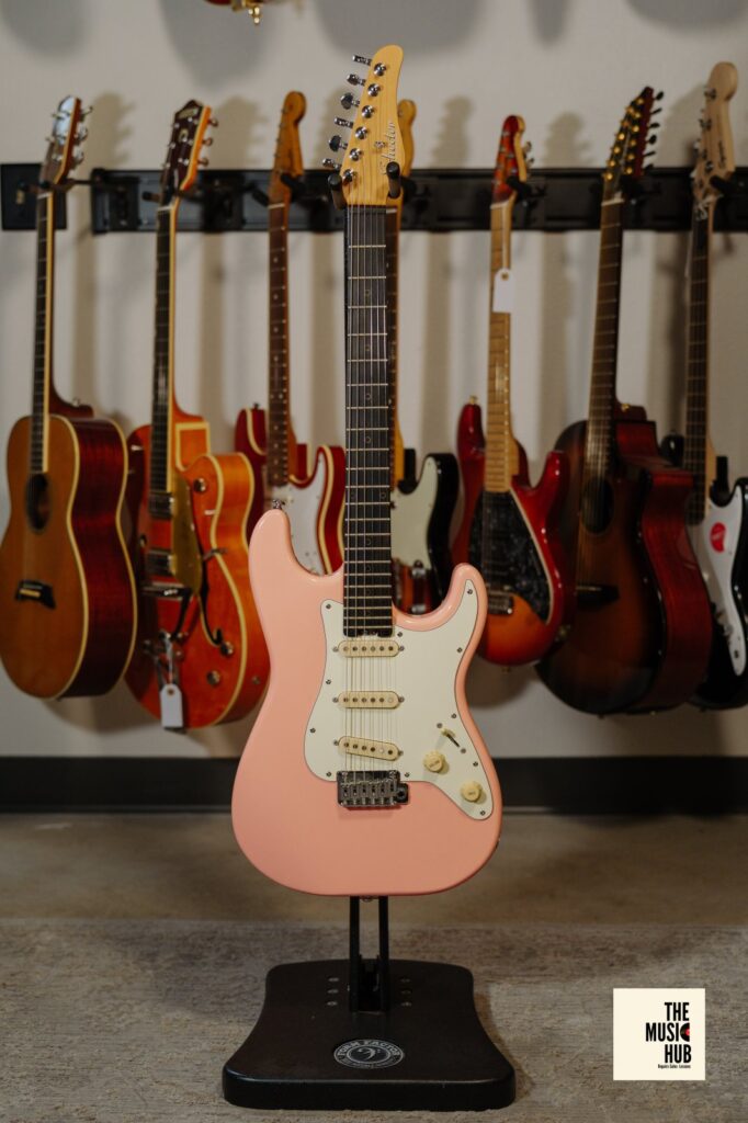 Schecter Nick Johnston SSS Electric Guitar Atomic Coral w/ Hard Case